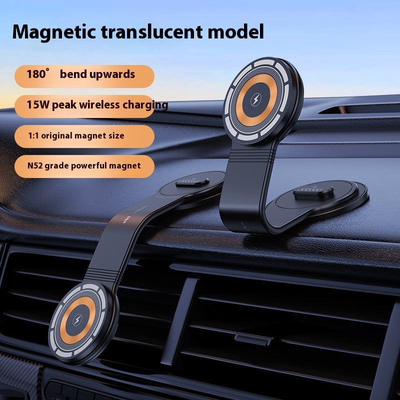 Large Screen Dashboard Bracket Magnetic Wireless Charger