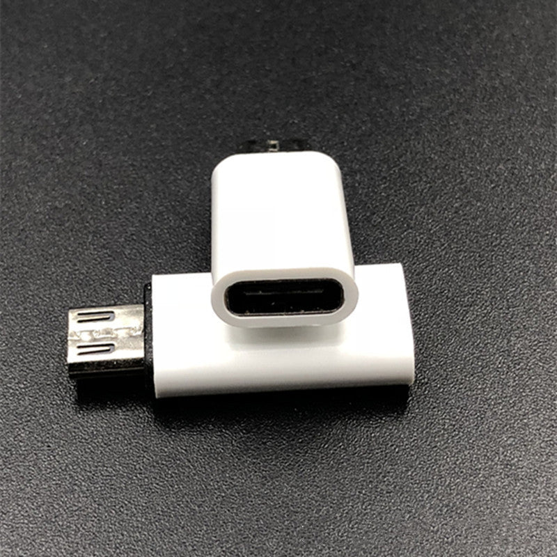 Type C Female To Android Phone Adapter Black And White
