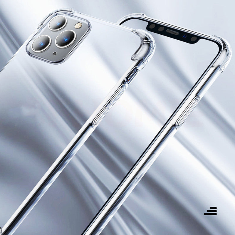 Transparent Silicone Back Case For iPhone Protective Cover