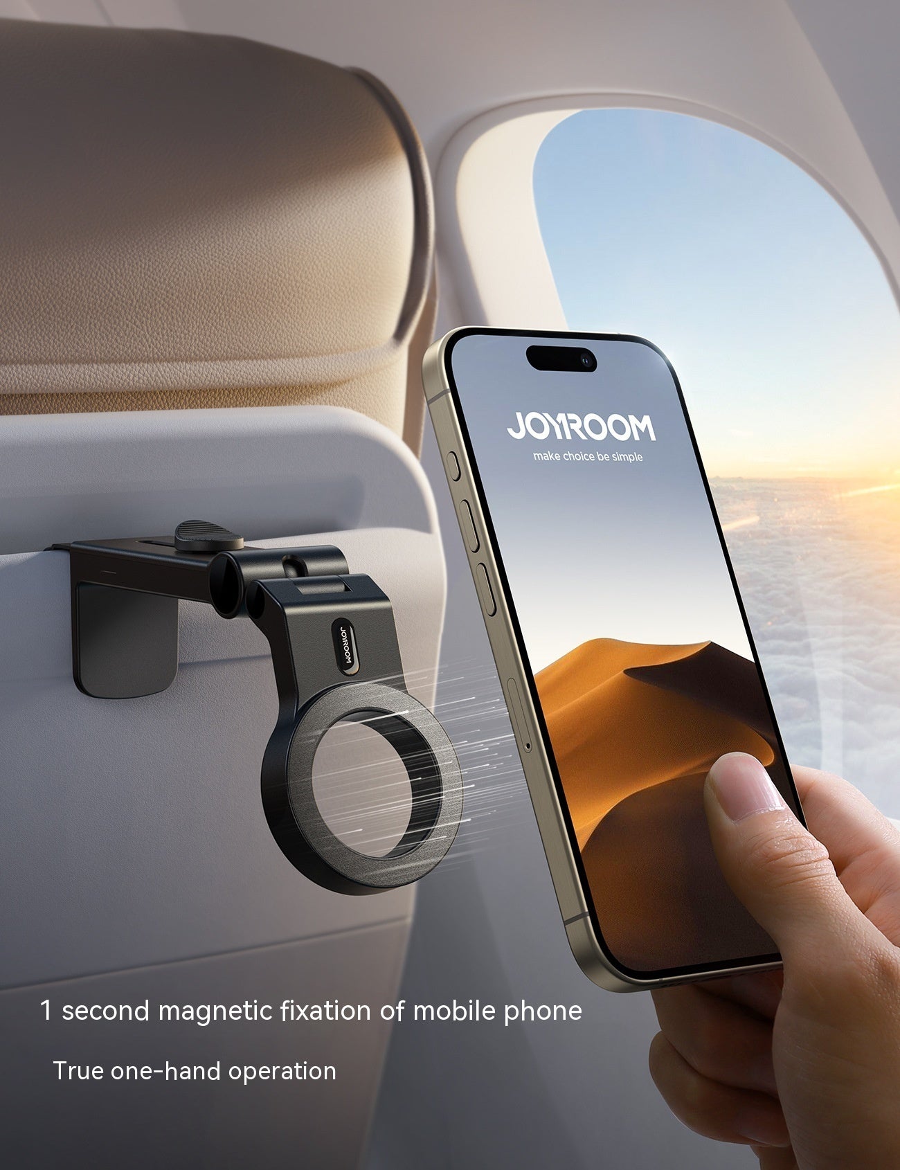 Universal Magnetic Travel Phone Holder Desktop Stand