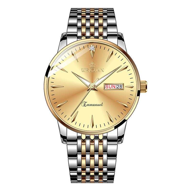 Men’s Automatic Double Calendar Luminous Watch – Multiple Color Styles
