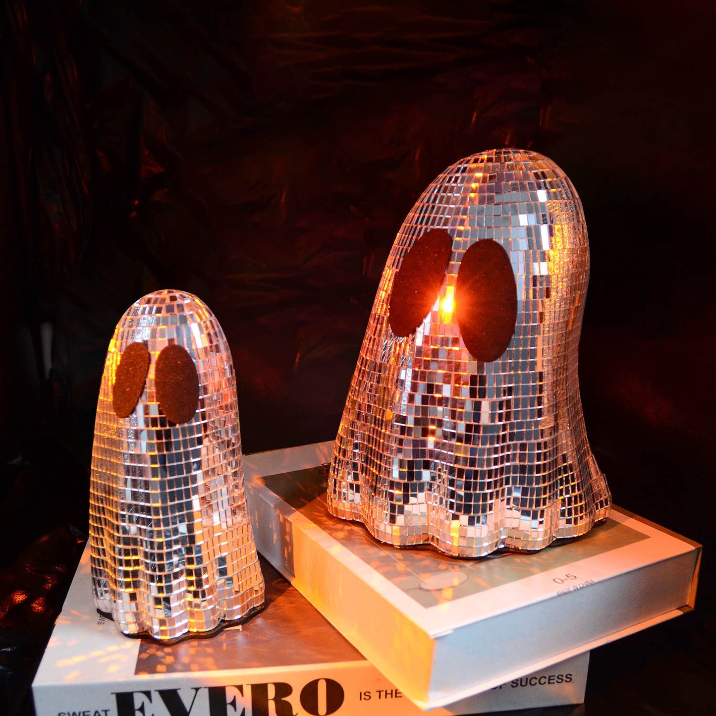 Halloween Cute Mosaic Mirror Patch Desktop Decoration Spooky Ornament