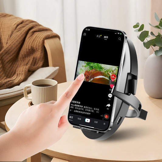 15W Fast Wireless Charging Stand Folding Phone Holder for iPhone Samsung