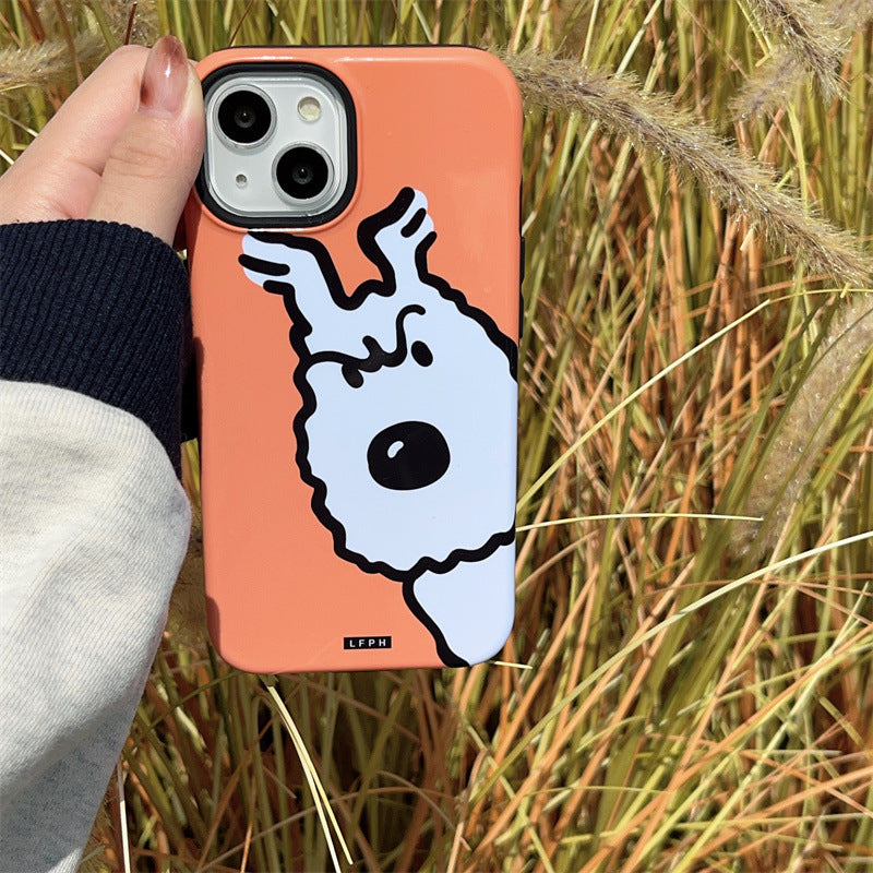 Cartoon Cute Probe Dog TPU Case For IPhone 11 12 13 Pro Max