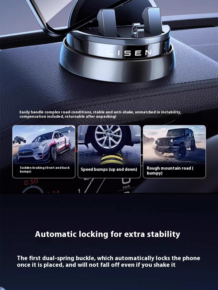 Car Dashboard Phone Holder 360 Degree Rotatable Non Slip