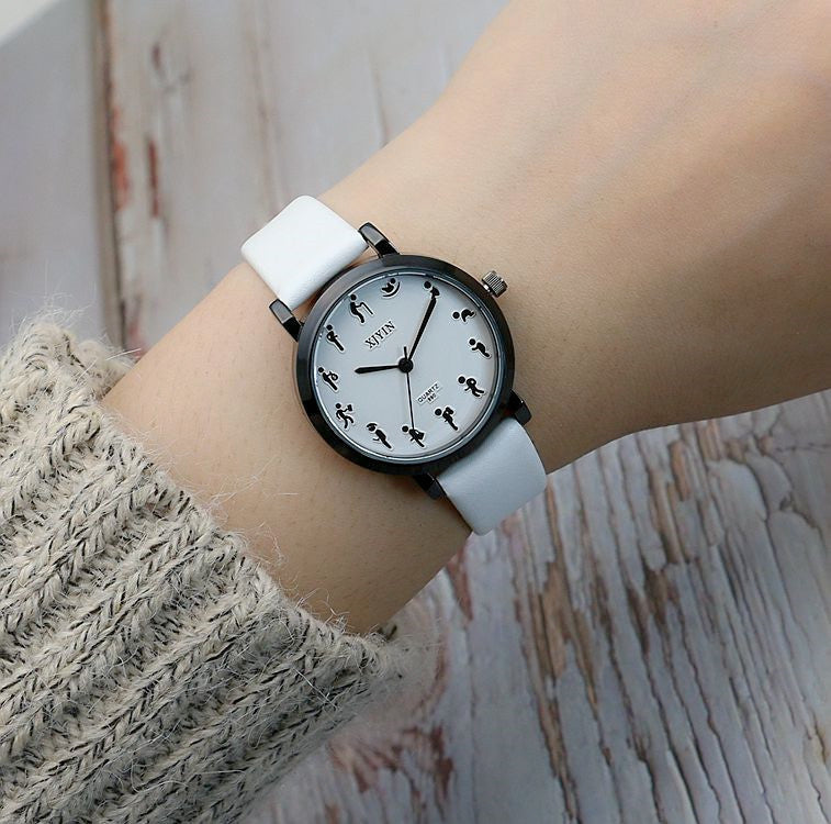 Mori Personality Scale Quartz Watch Fashion Small Kit Women
