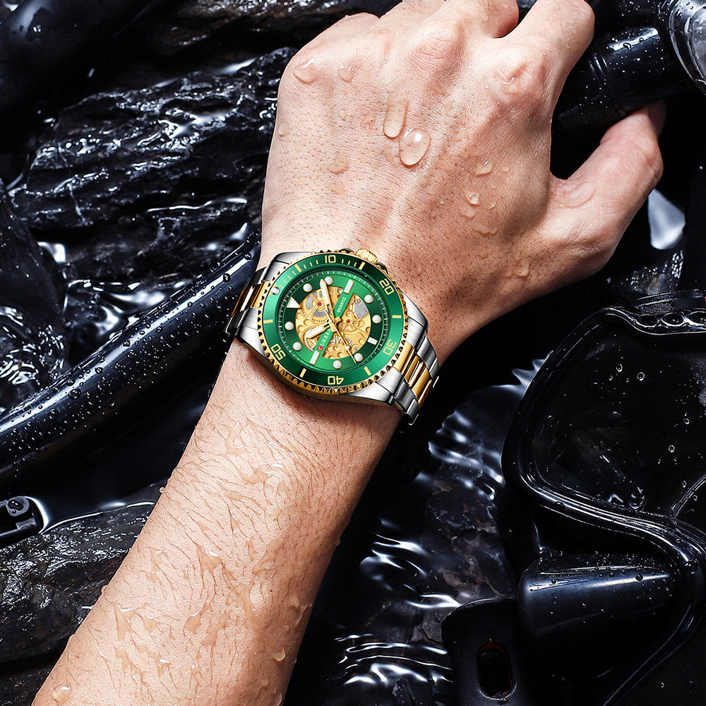 Quartz Steel Strap Watch For Business Casual Stainless