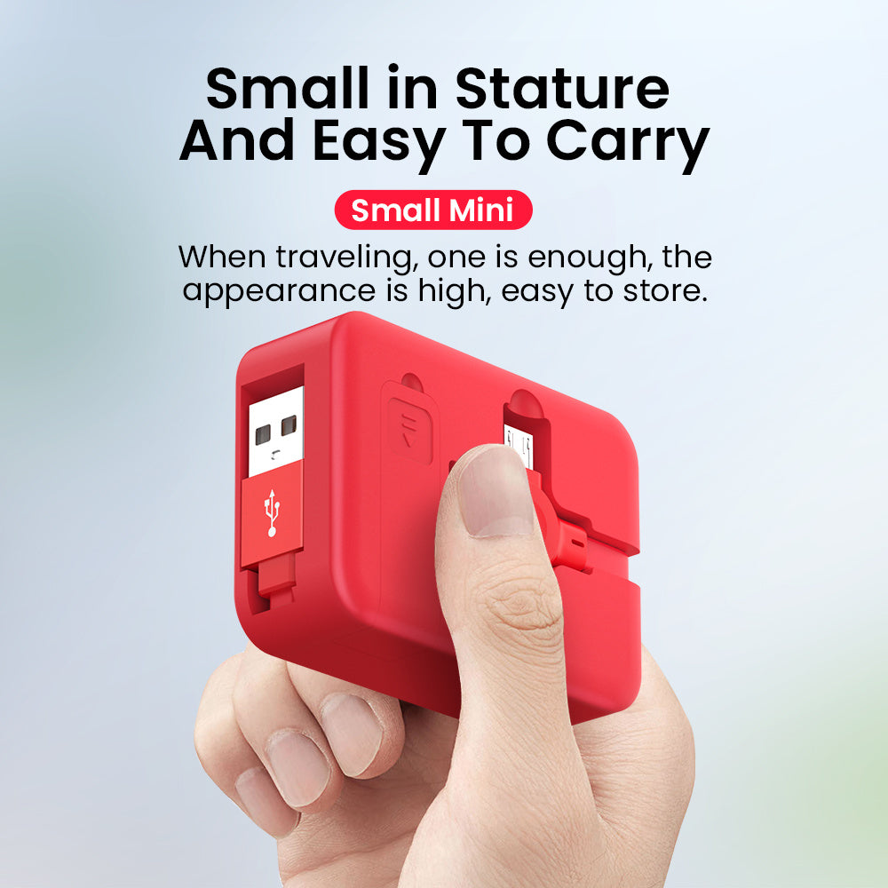 4 In 1 Retractable USB Cable Macaron Style Type C Stand