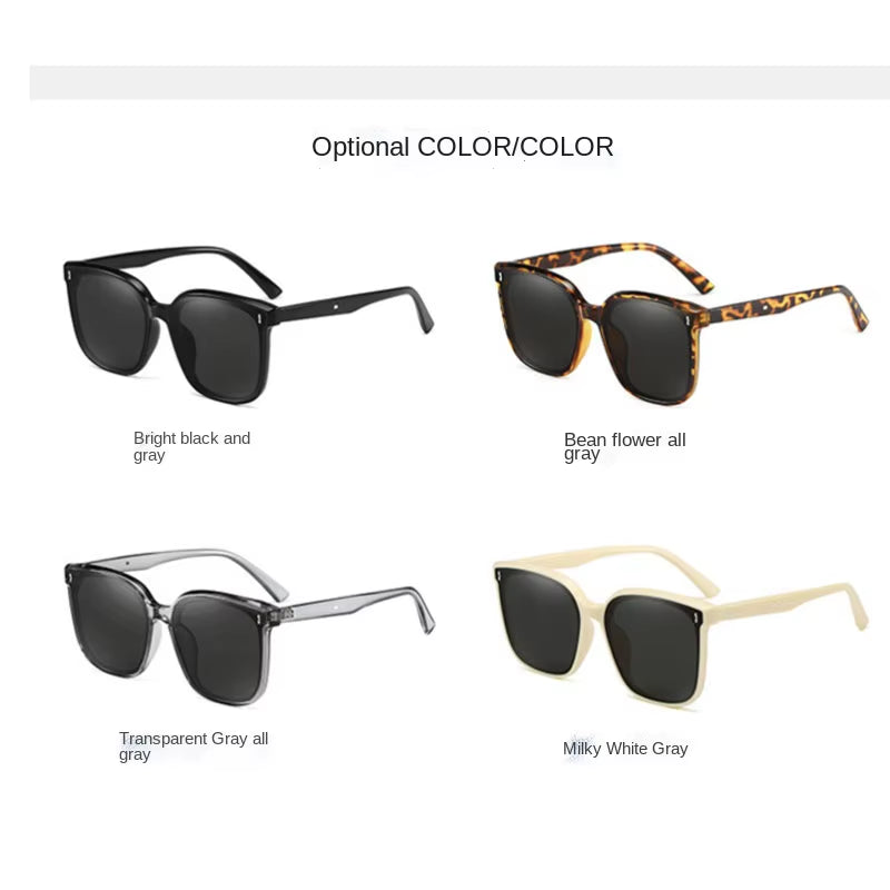 OIMG Vintage Square Sunglasses Women Oversized Sunglass Men Retro Black Sun Glasses Shades Goggle UV400 Oculos De Sol