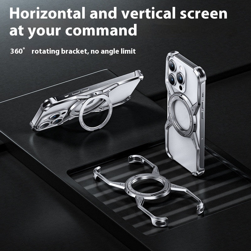 Metal Apple Phone Case With Heat Dissipation And Shockproof