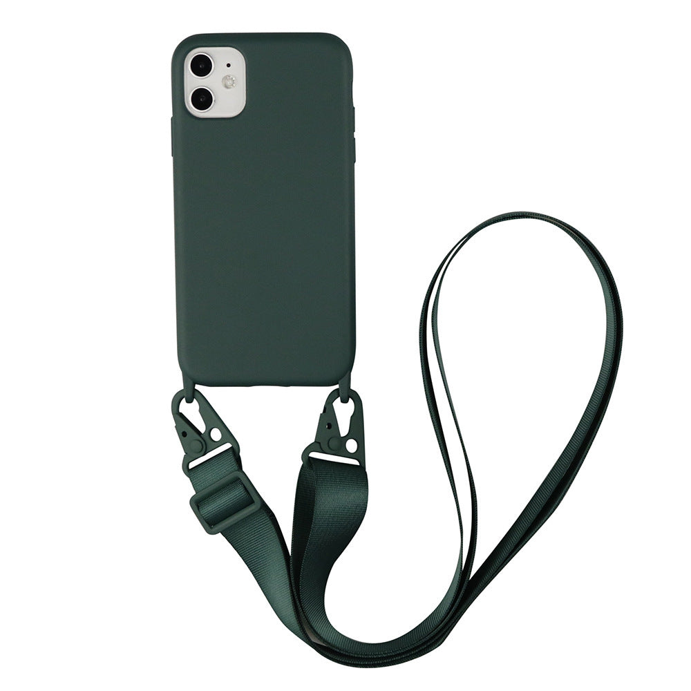 Liquid Silicone Integrated Lanyard Iphone Case Armband
