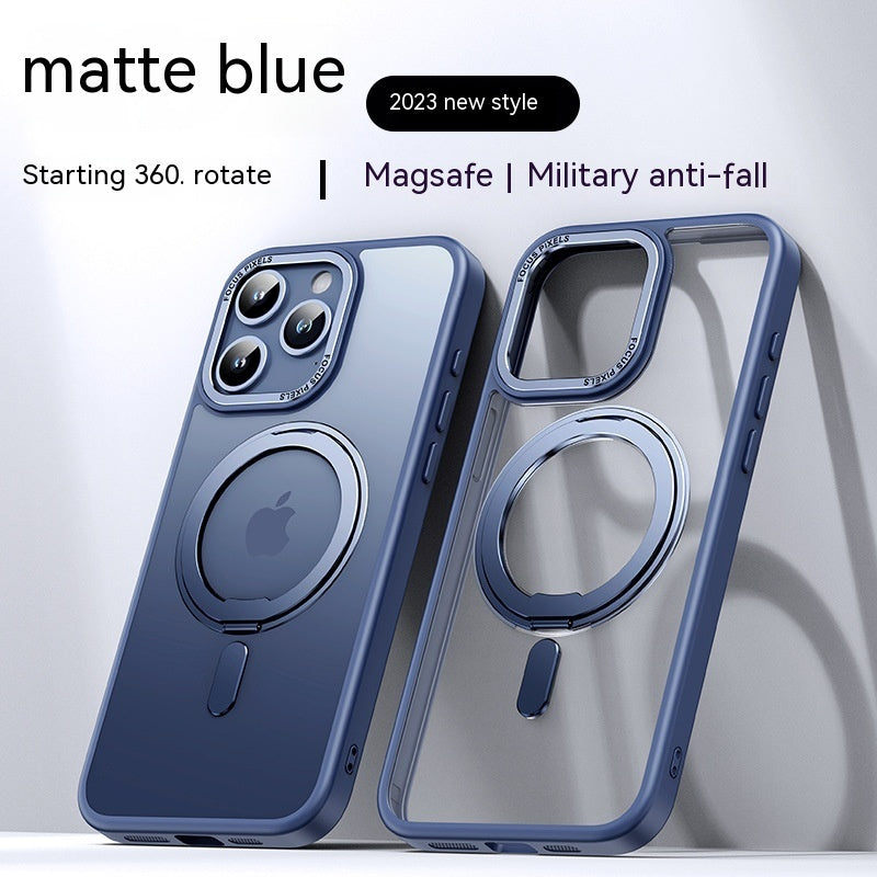 Transparent Fulcrum Protective Cover for iPhone Magnetic