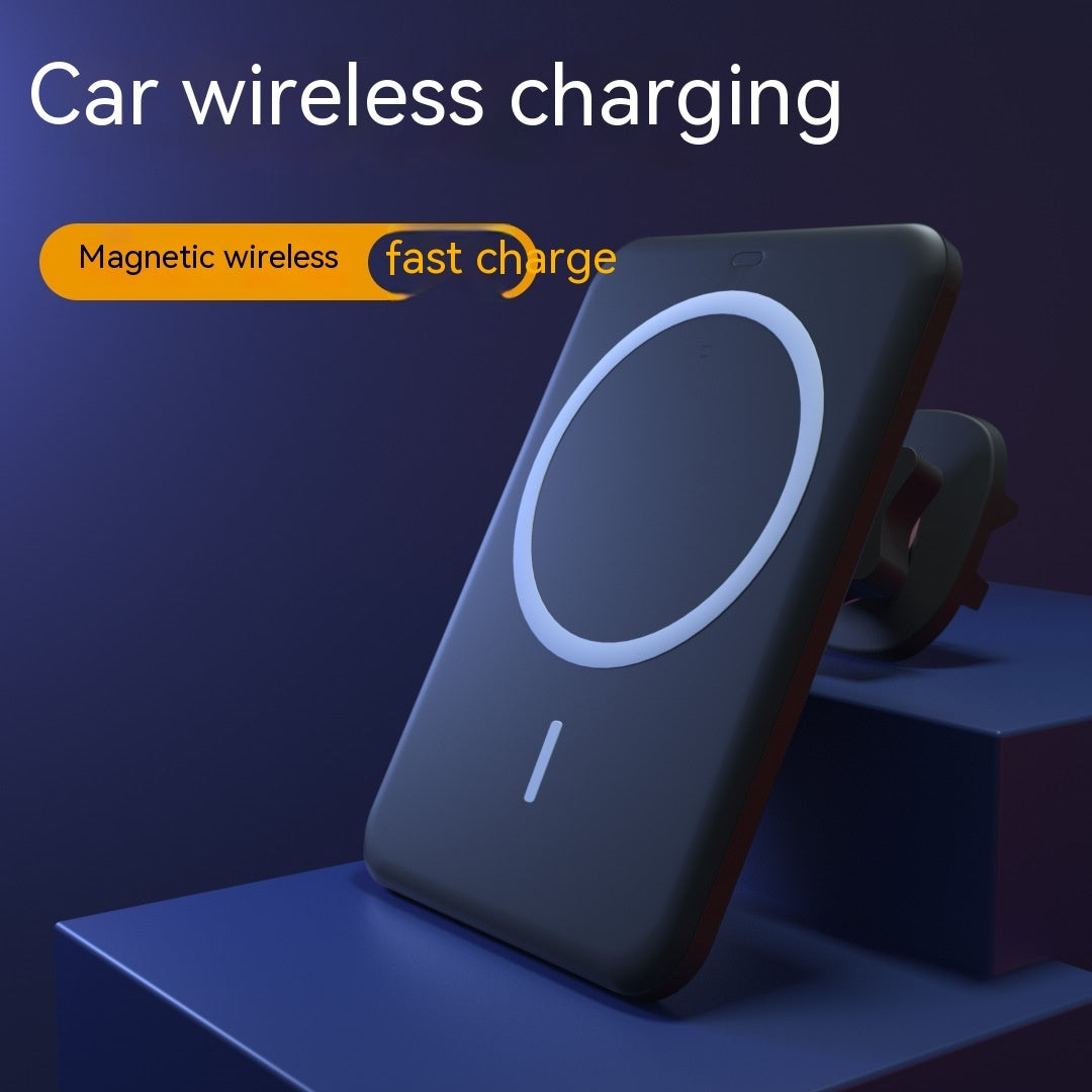 Plastic Car Wireless Charger 15W Fast Charge Type C