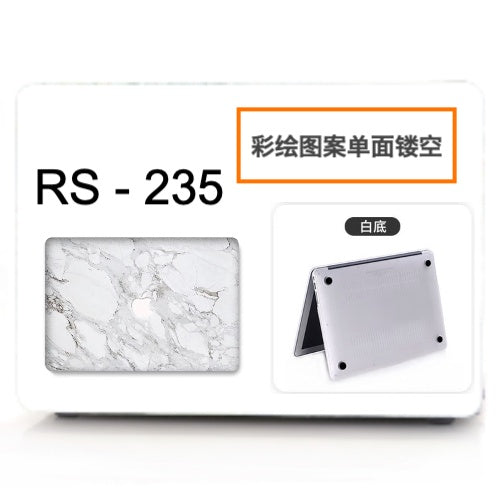 Brut Marble MacBook Case Compatible With Apple Laptops