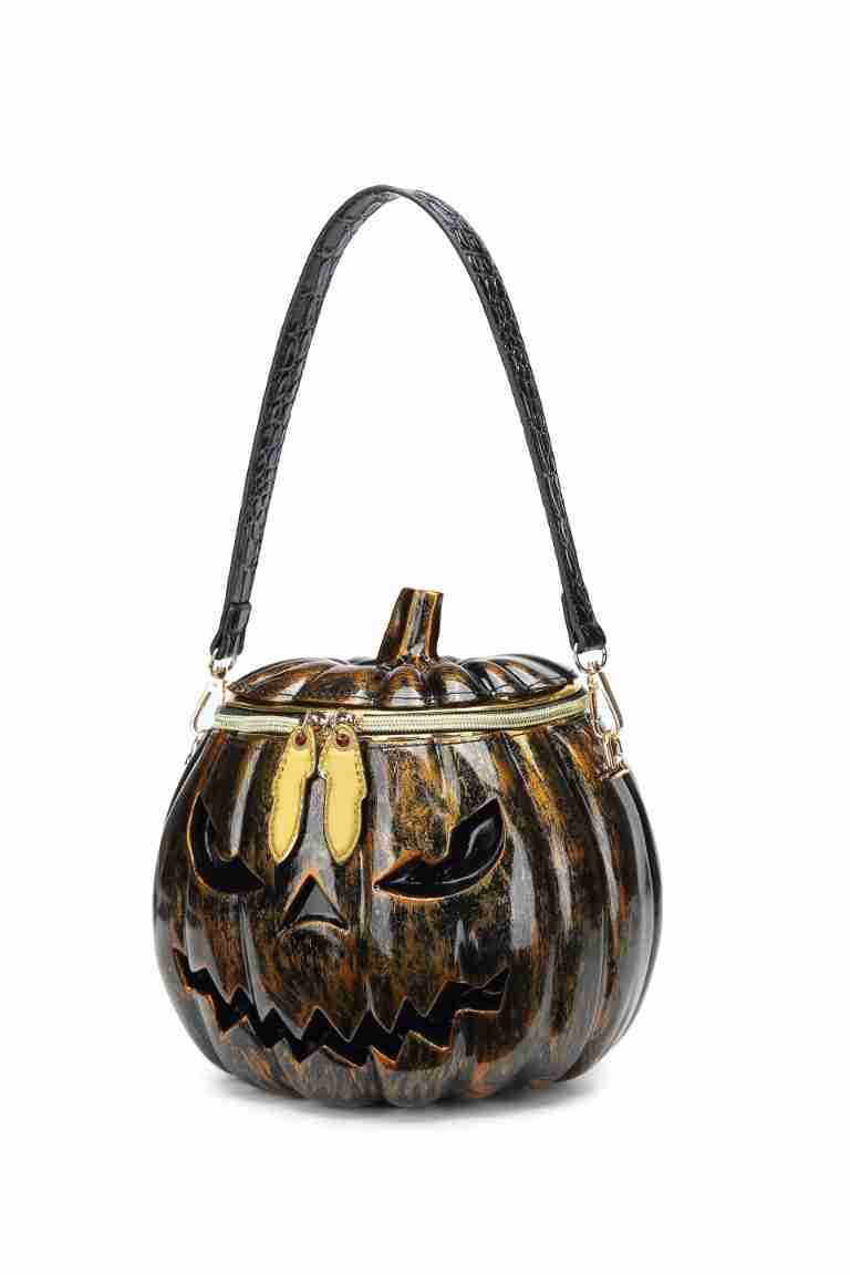 Halloween Pumpkin Shoulder Bag Women Crossbody Multi-Purpose Tote Purse