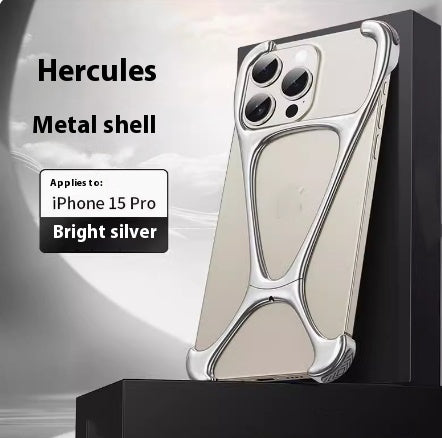Metal Full Protective Phone Case Ultra Thin Anti Drop Cover for iPhone 13–15 Pro