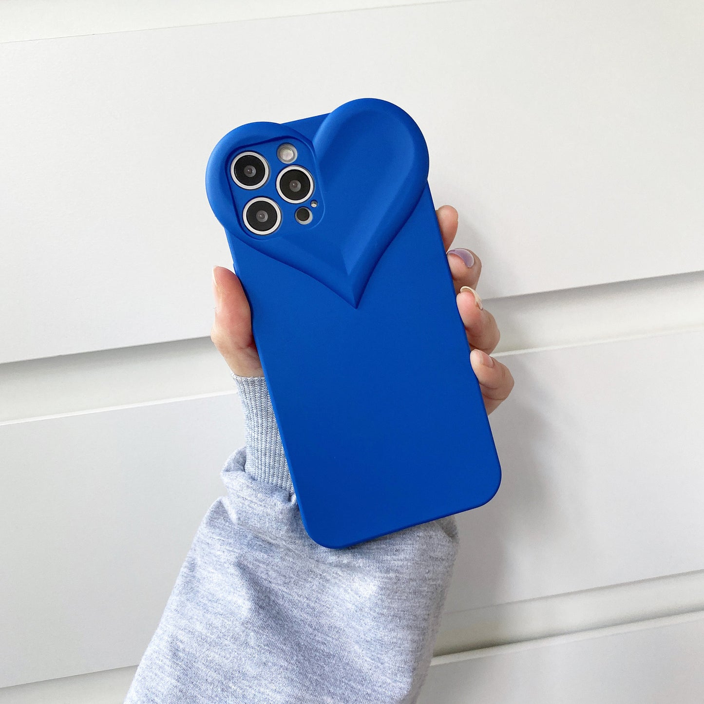 Love Heart TPU Phone Case European Style Protective Cover for iPhone X–15 Pro