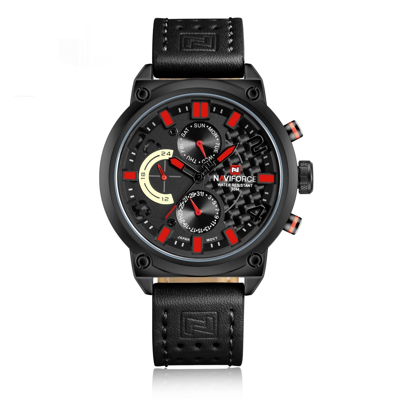 Men’s Quartz Watch Metal Case 30M Waterproof Casual Style with Multi-Colors